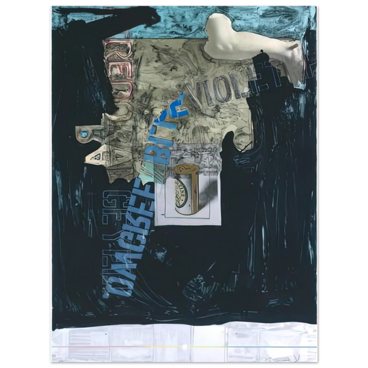Decoy by Jasper Johns (1971) – art poster