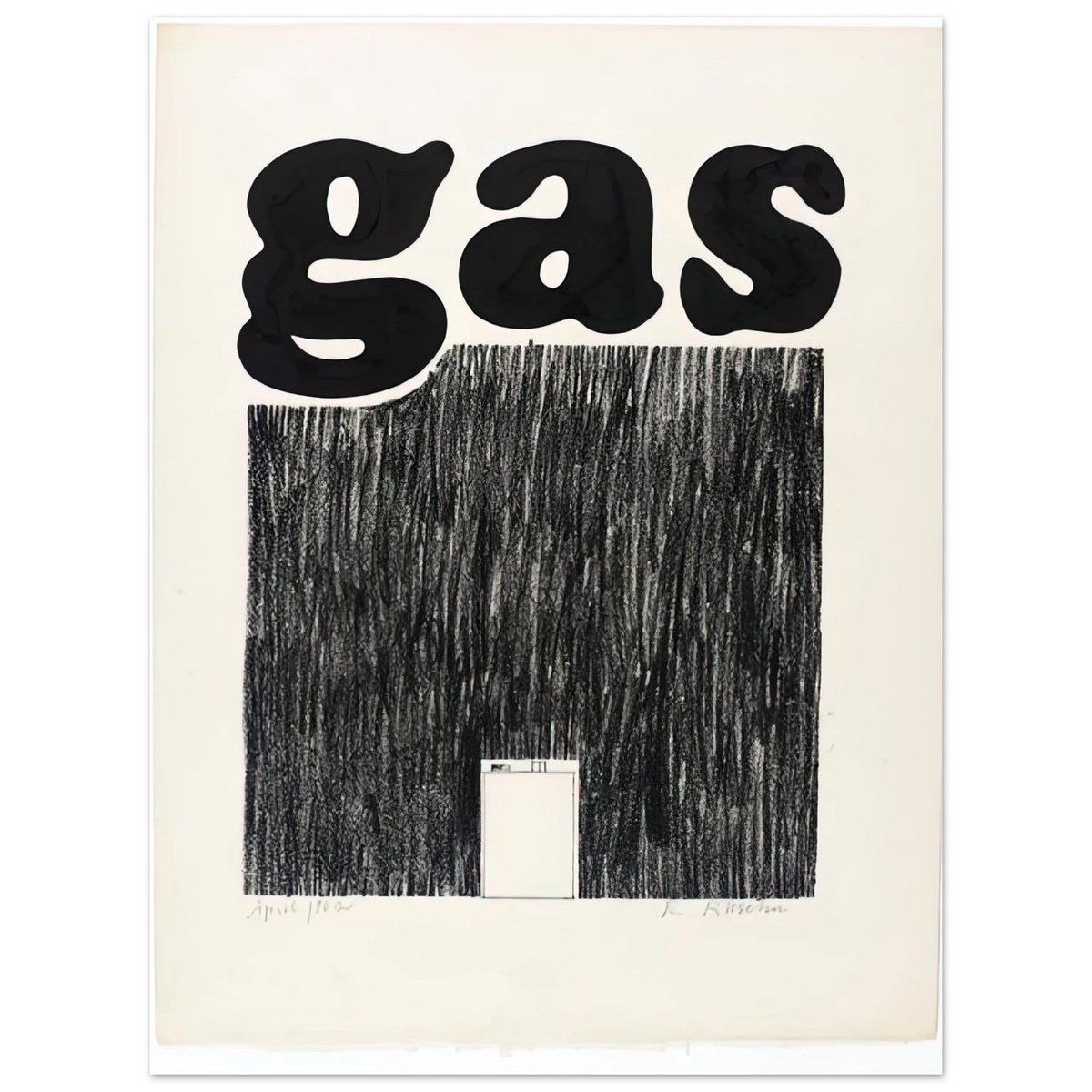 Gas by Edward Ruscha (1962) – art poster, view 2