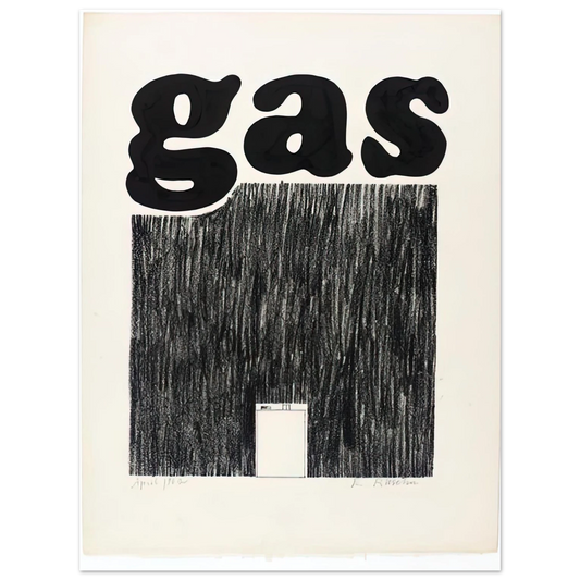 Gas by Edward Ruscha (1962) – art poster, view 2