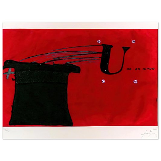 U No S Ning by Antoni Tapies (1979) – art poster, view 2