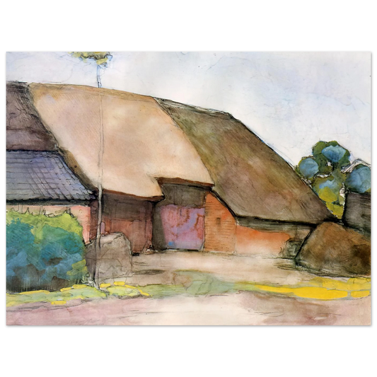 Farm Sun by Piet Mondrian – art poster
