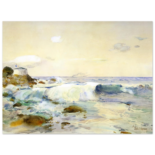 On The Brittany Coast by Childe Hassam – art poster