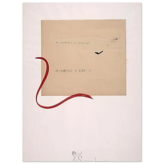 Untitled Tuffatore by Alighiero Boetti (1986) – art poster