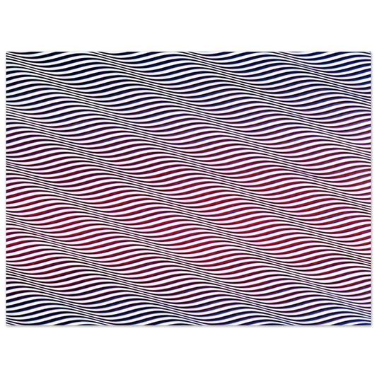 Cataract 3 by Bridget Riley (1967) – art poster