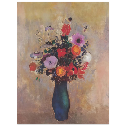 Wildflowers by Odilon Redon – art poster
