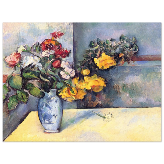 Still Life Flowers In A Vase by Paul Cézanne – art poster