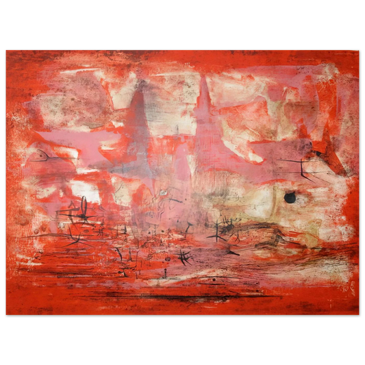 Embrasement by Zao Wou-Ki (1954) – art poster