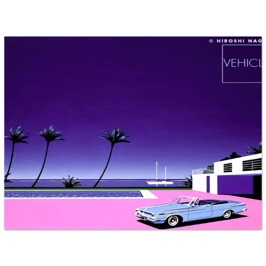 Vintage Car No. 6 by Hiroshi Nagai – art poster
