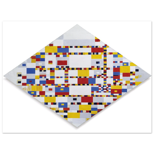 Victory Boogie Woogie by Piet Mondrian – art poster, view 2
