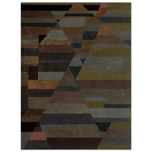 Necropolis by Paul Klee (1929) – art poster