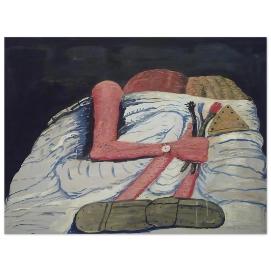 Couple In Bed by Philip Guston – art poster