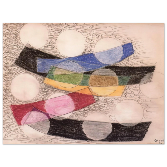 Floating Forms by Laszlo Moholy-Nagy – art poster