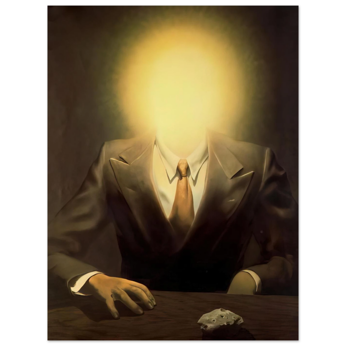 The Pleasure Principle Portrait Of Edward James by René Magritte (1937) – art poster