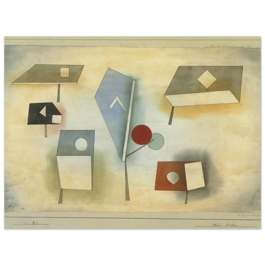 Six Species by Paul Klee (1921) – art poster
