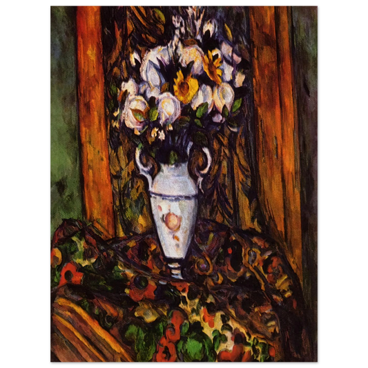 Still Life, Vase With Flowers by Paul Cézanne – art poster