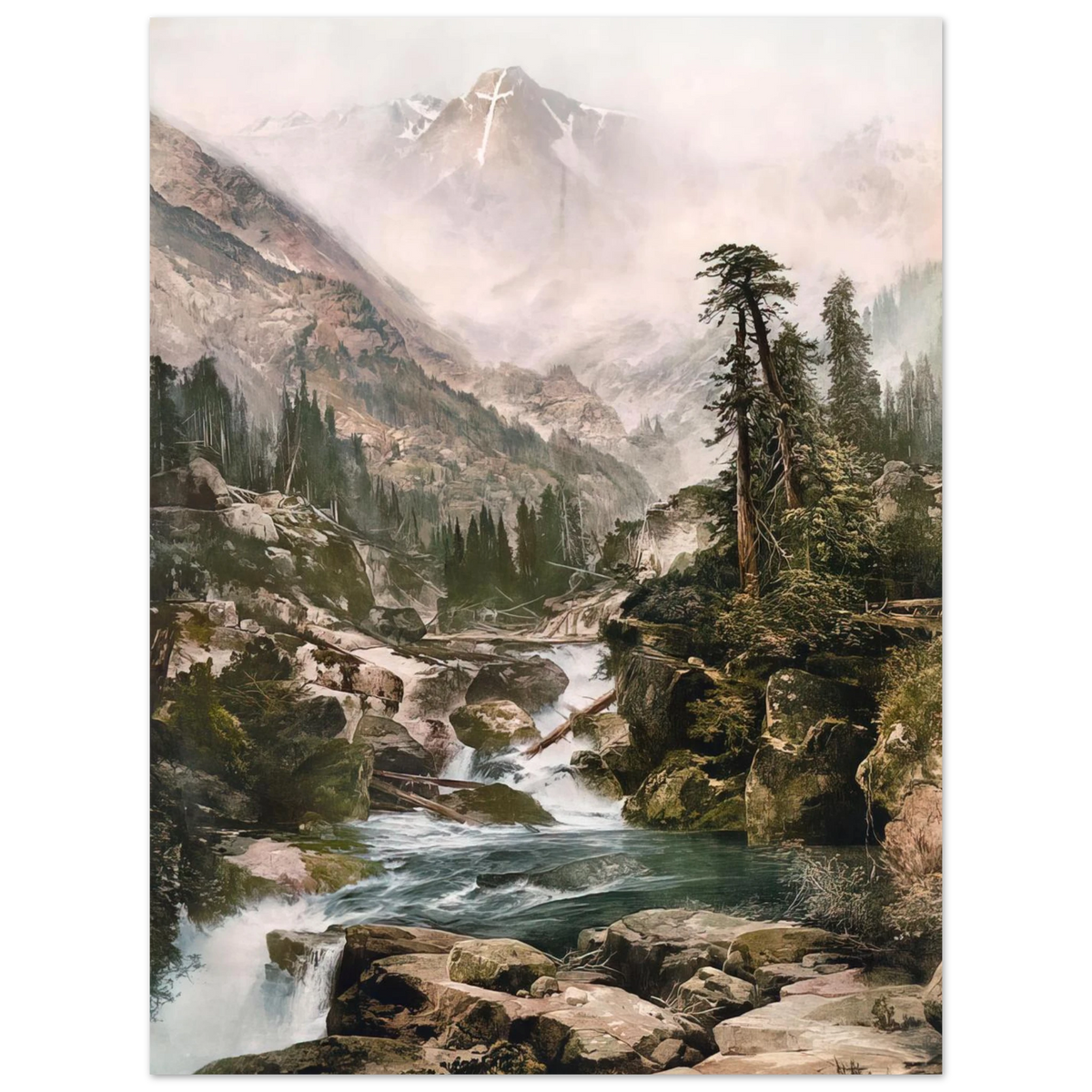 Mount Of The Holy Cross by Thomas Moran – art poster