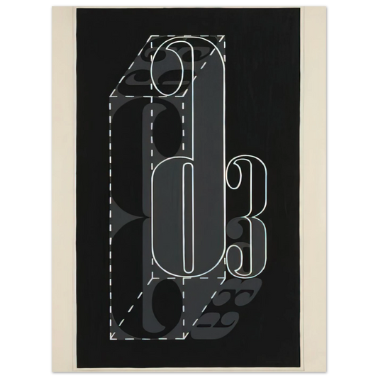 6 And 3 by Josef Albers (1931) – art poster