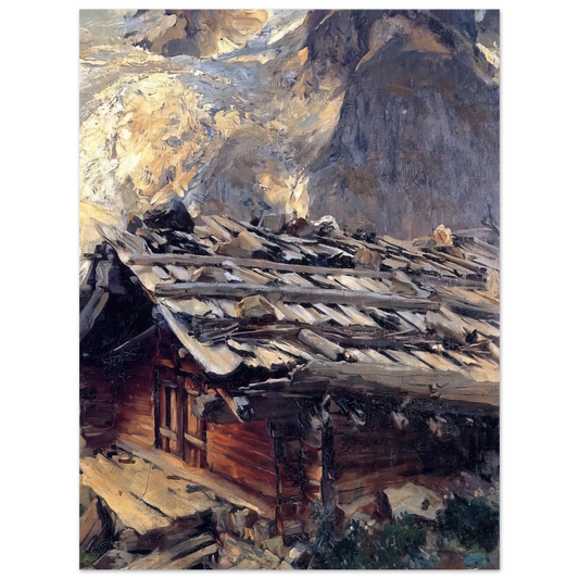 Brenva Glacier by John Singer Sargent – art poster