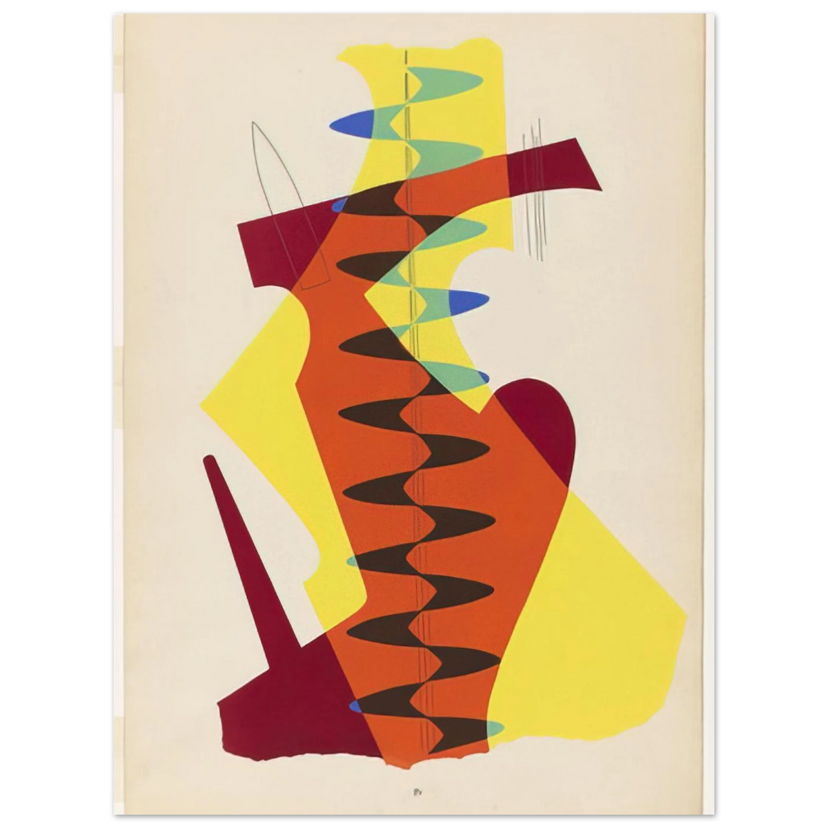The Meeting From The Portfolio Revolving Doors by Man Ray (1926) – art poster
