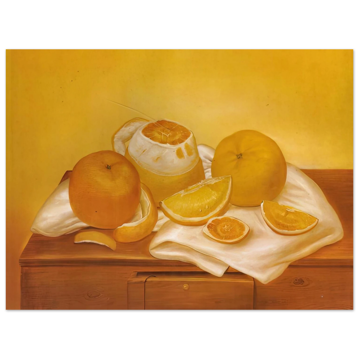 Oranges by Fernando Botero – art poster, view 2