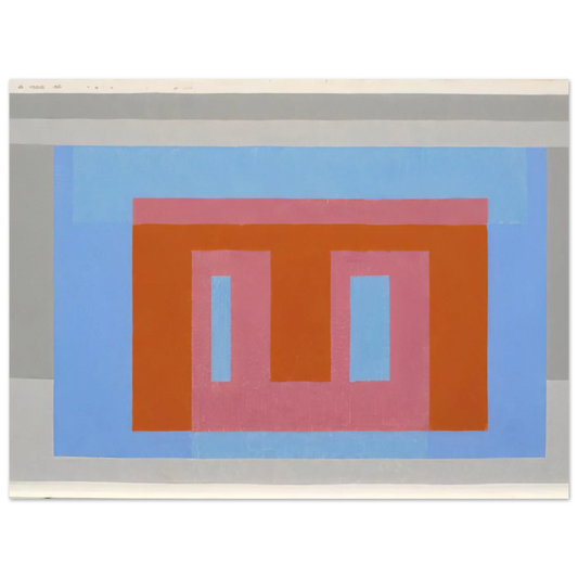 Adobe Variant Luminous Day by Josef Albers (1952) – art poster, view 2