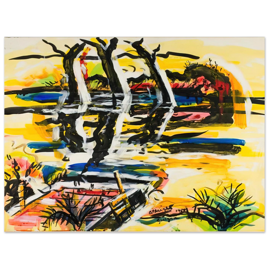 Three Trees Georgia by Ivan Albright (1969) – art poster