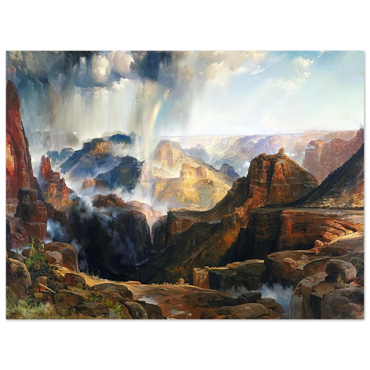 The Chasm Of The Colorado by Thomas Moran – art poster, view 2