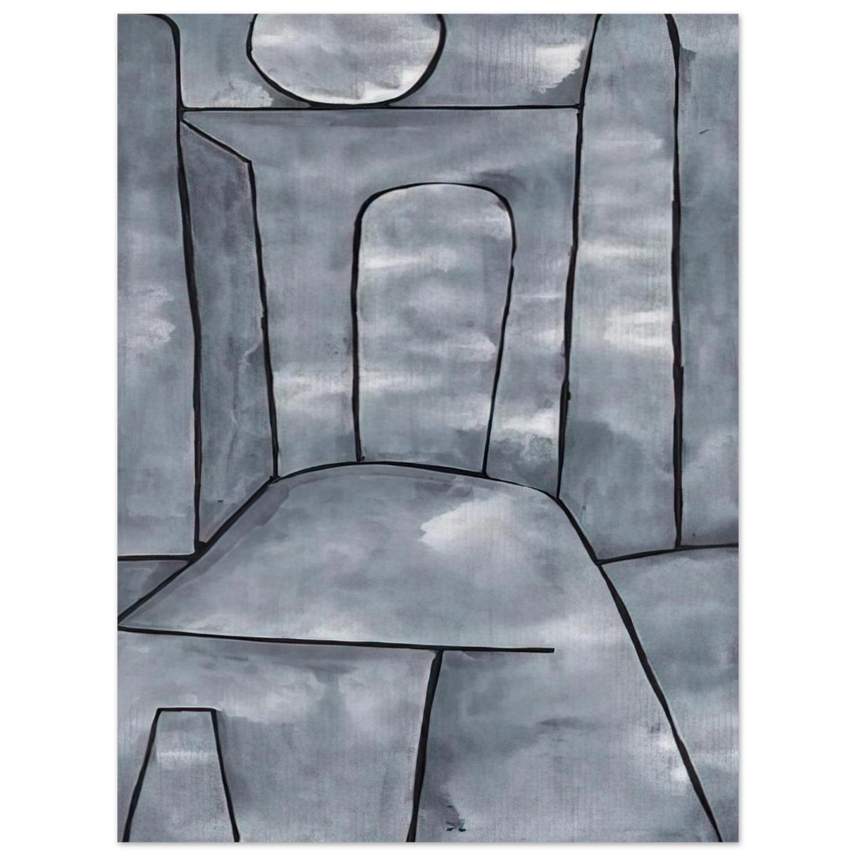 A Gate by Paul Klee (1938) – art poster, view 2