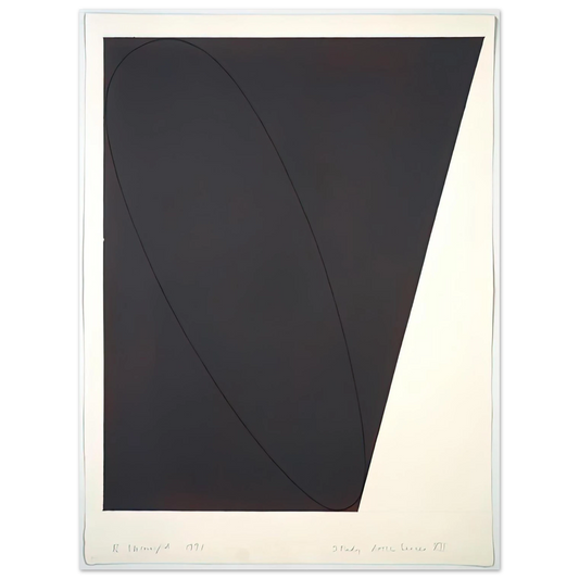 Study Attic Series XII by Robert Mangold (1991) – art poster, view 2