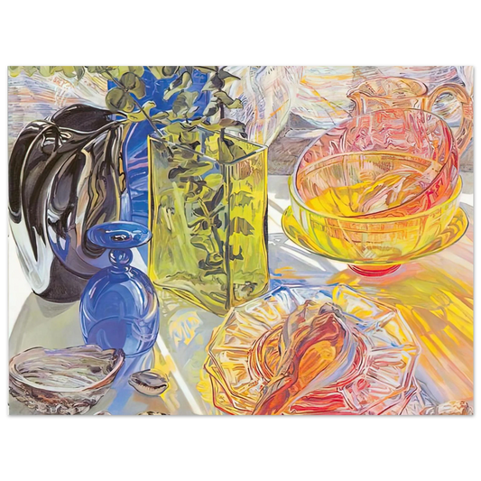 Glass And Shells by Janet Fish (1990) – art poster, view 2