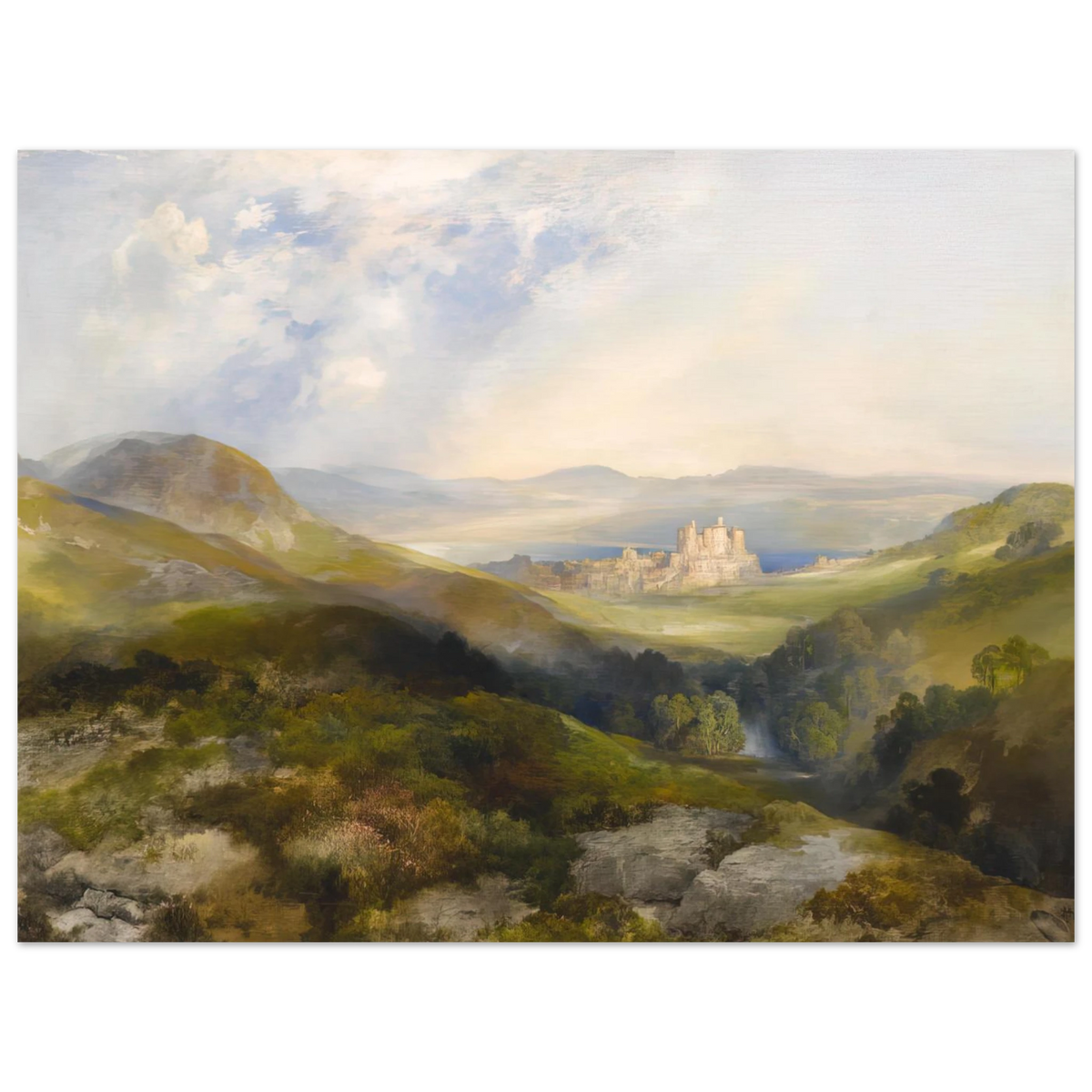 Conway Castle by Thomas Moran – art poster, view 2