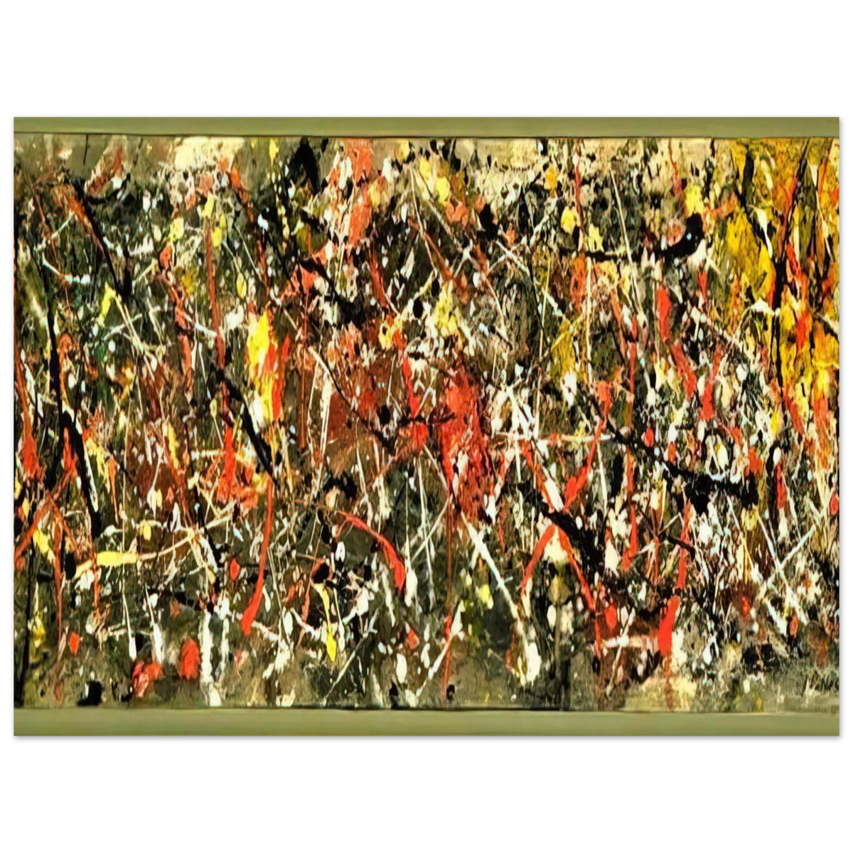 Number 25 by Jackson Pollock – art poster