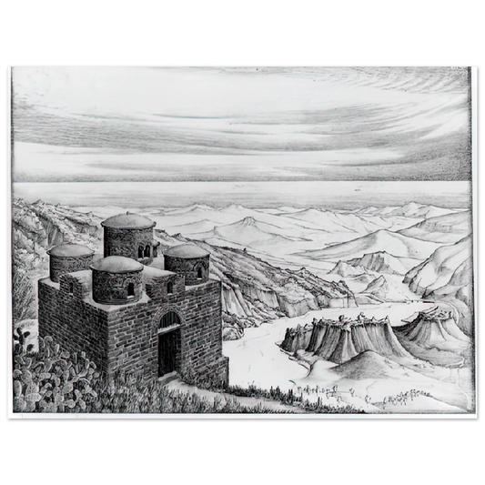 Cattolica Of Stilo Calabria by M.C. Escher (1930) – art poster, view 2
