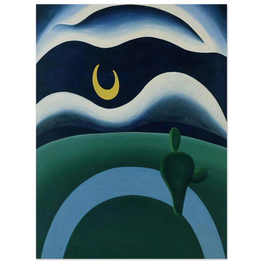 The Moon by Tarsila do Amaral – art poster