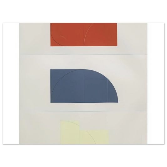 Series Of Three by Robert Mangold (1984) – art poster