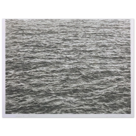 Ocean by Vija Celmins (1975) – art poster