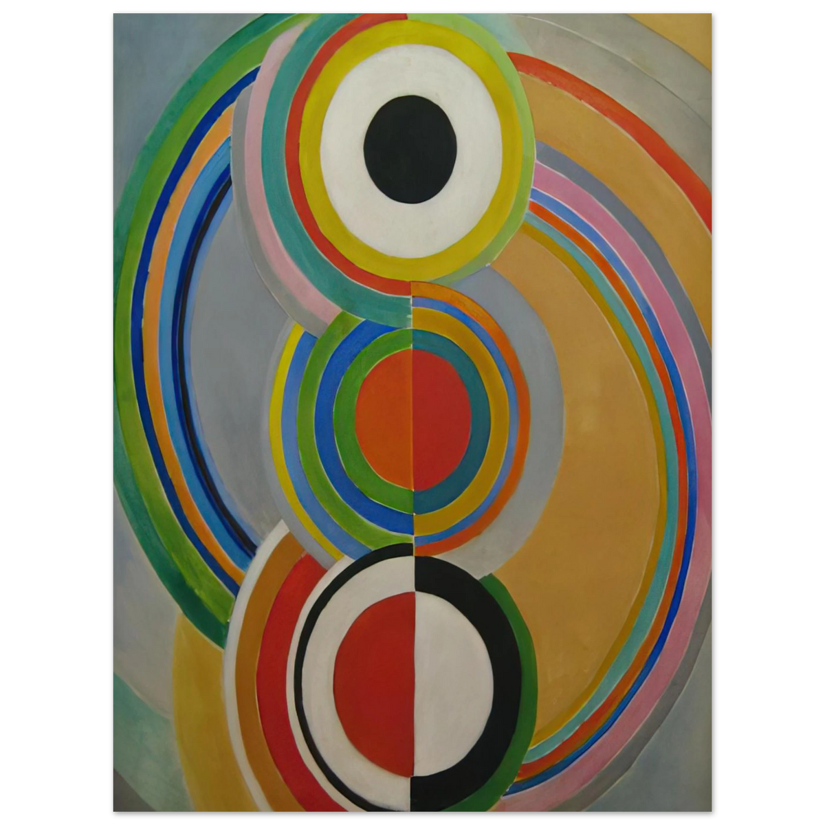 Rythme 1 by Sonia Delaunay – art poster, view 2