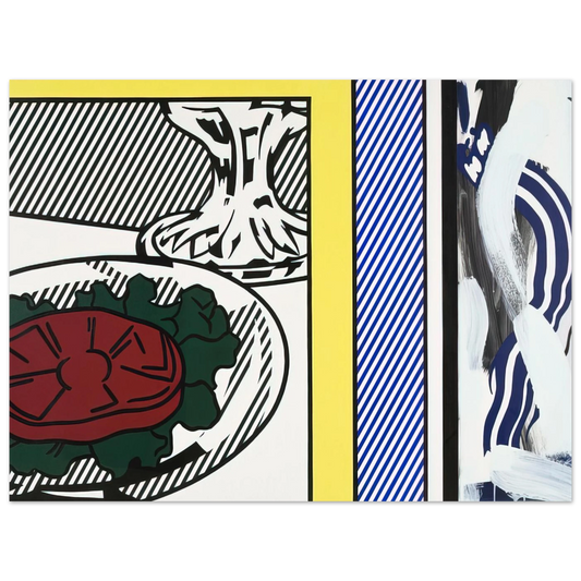 Tomato And Abstraction by Roy Lichtenstein (1982) – art poster, view 2