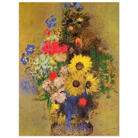 Vase Of Flowers 12 by Odilon Redon – art poster, view 2