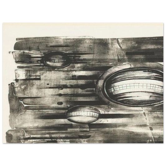 Fourth Stone by Lee Bontecou (1963) – art poster