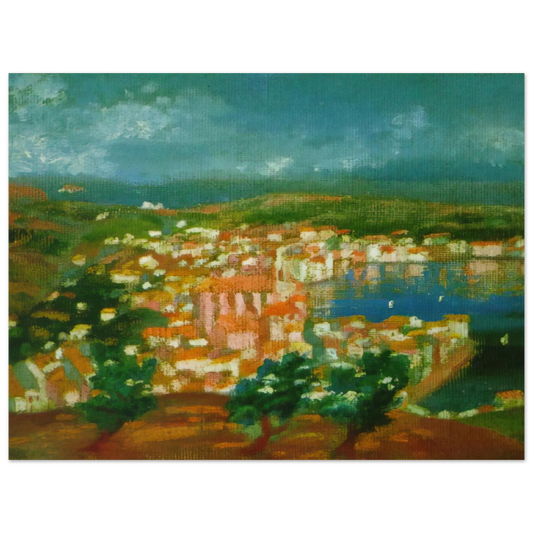 Landscape Near Cadaques 1 by Salvador Dali (1921) – art poster, view 2