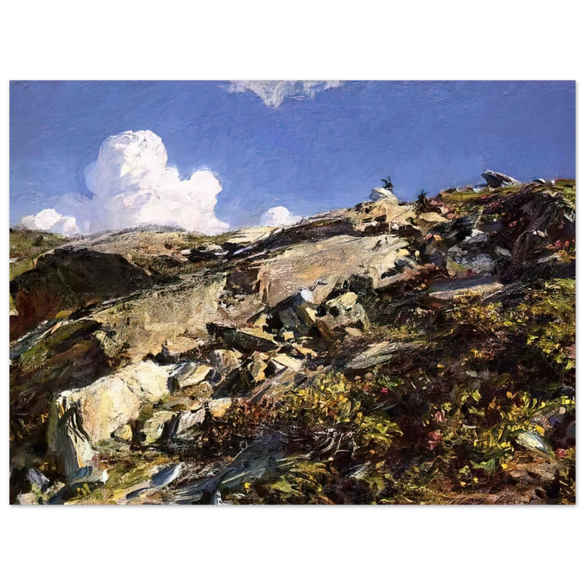 In The Alps by John Singer Sargent – art poster, view 2