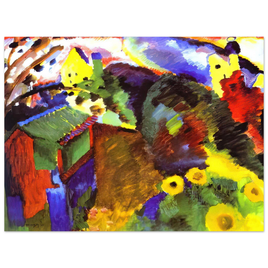 Murnau Garden by Wassily Kandinsky (1910) – art poster