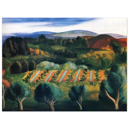 Provence Landscape by Moise Kisling (1918) – art poster