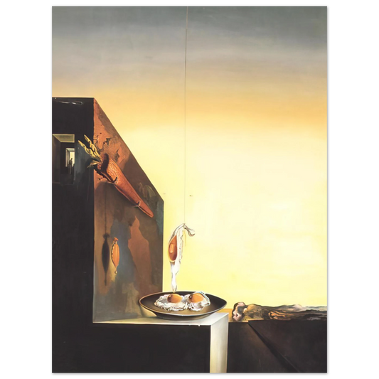 Eggs On Plate Without The Plate by Salvador Dali – art poster, view 2