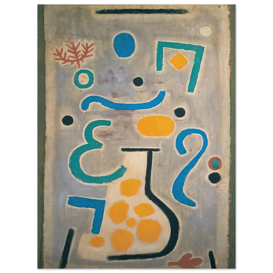 The Vase by Paul Klee (1938) – art poster