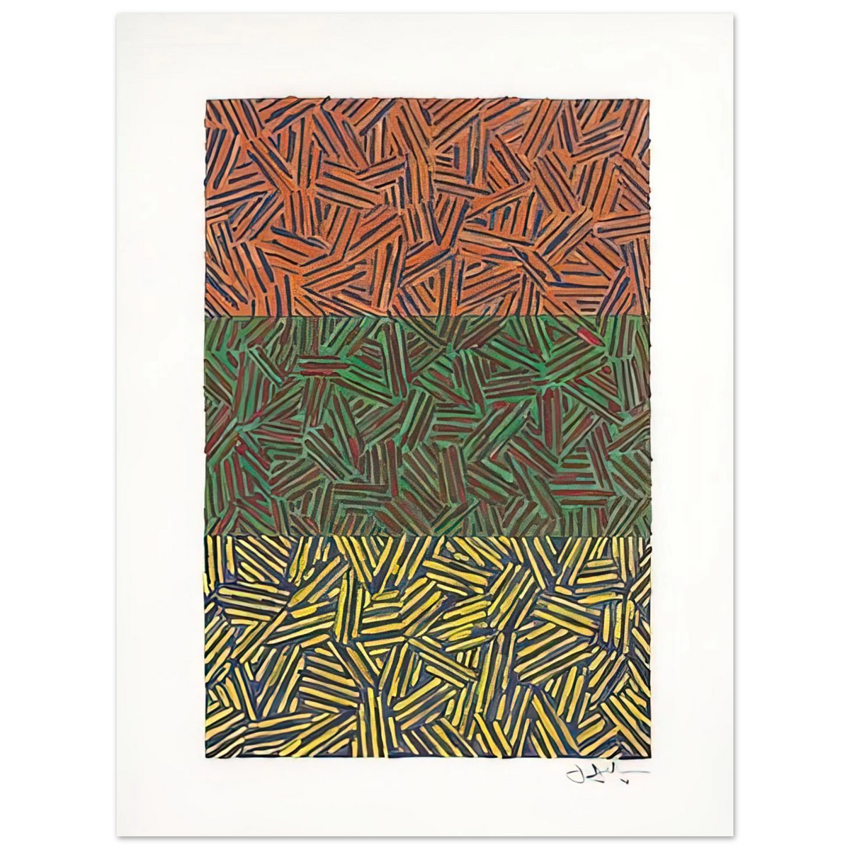 Untitled by Jasper Johns (1978) – art poster, view 2