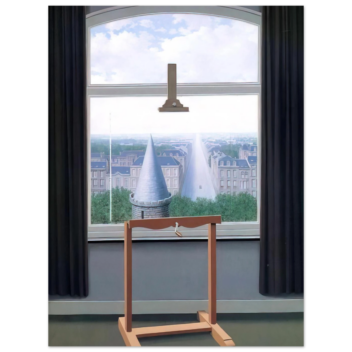 Where Euclide Walked by René Magritte (1955) – art poster, view 2
