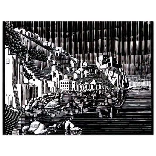 Scilla Calabria February by M.C. Escher (1931) – art poster