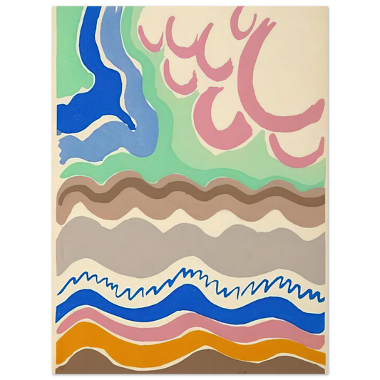 Compositions Colors Ideas 14 by Sonia Delaunay – art poster